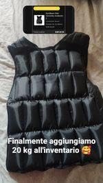 GymBeam Accessori Gilet Zavorrato 15 kg Giubbotto Regolabile
