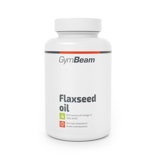 GymBeam Olio Semi Lino Capsule Omega 3 6 9 Vitamina E
