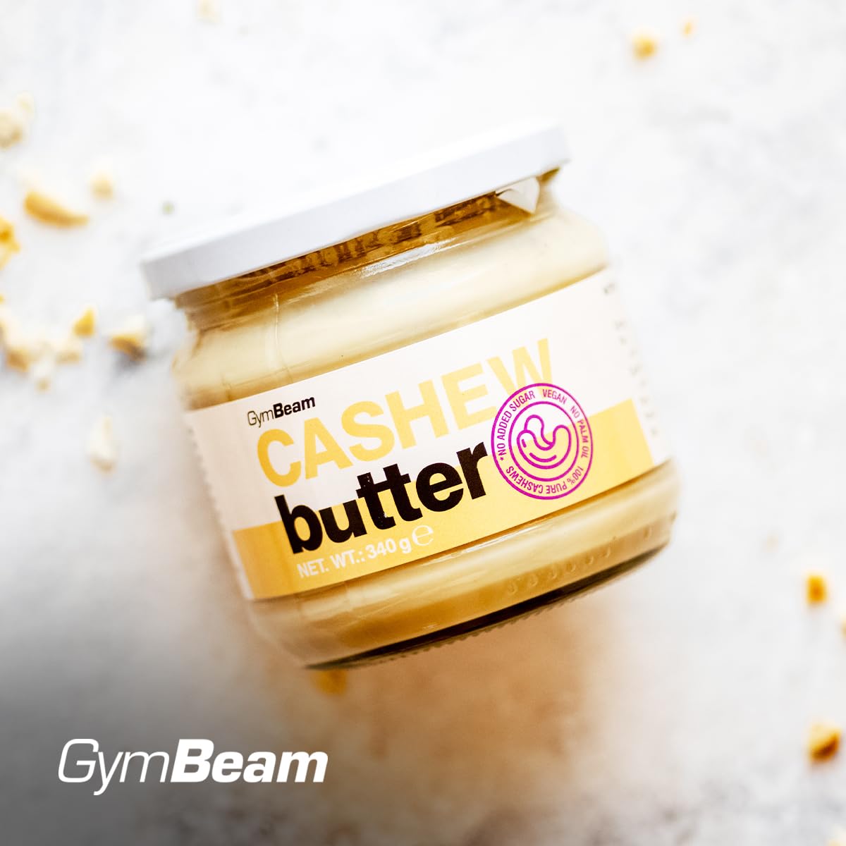 GymBeam Burro di Anacardi Crema Spalmabile Naturale 340g