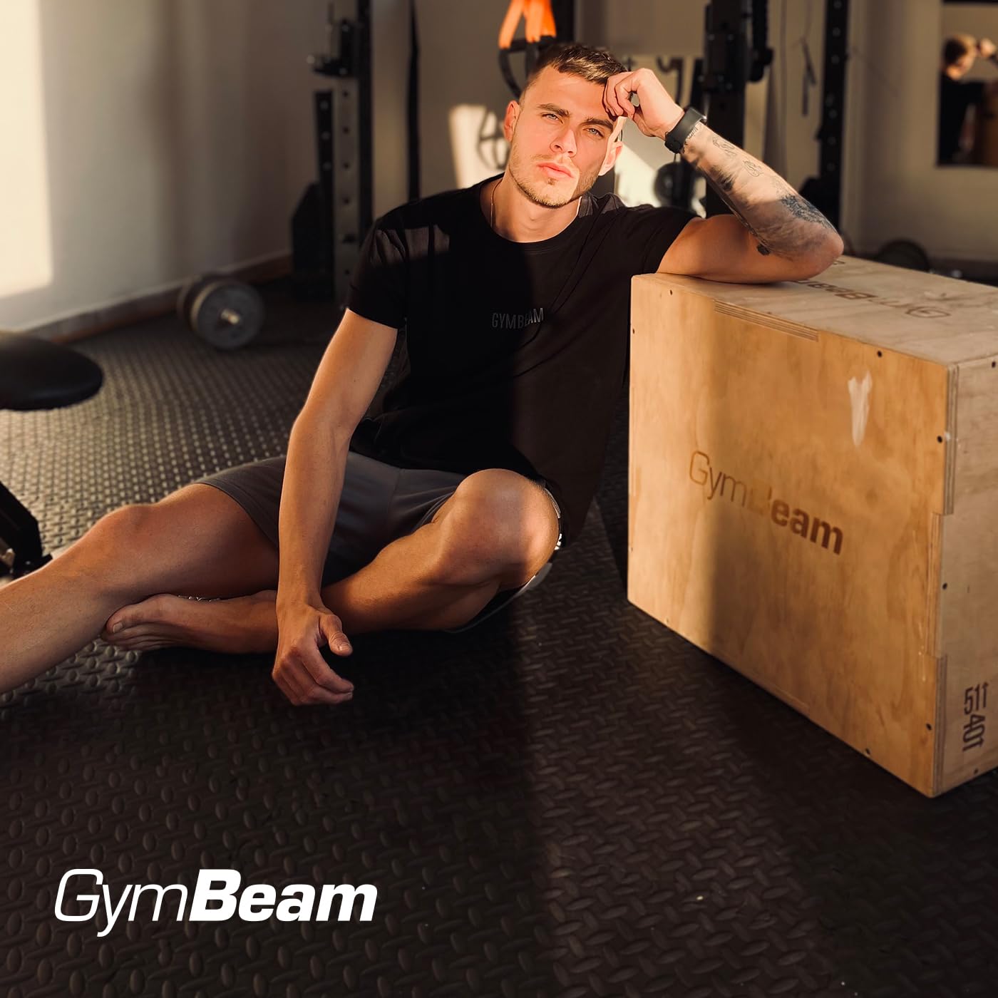 GymBeam Puzzle Mat Tappetino Palestra 18 Pezzi 30x30 cm
