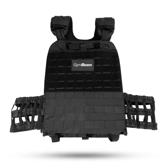 GymBeam Tactical Gilet Zavorrato 30kg Scomparti Piastre