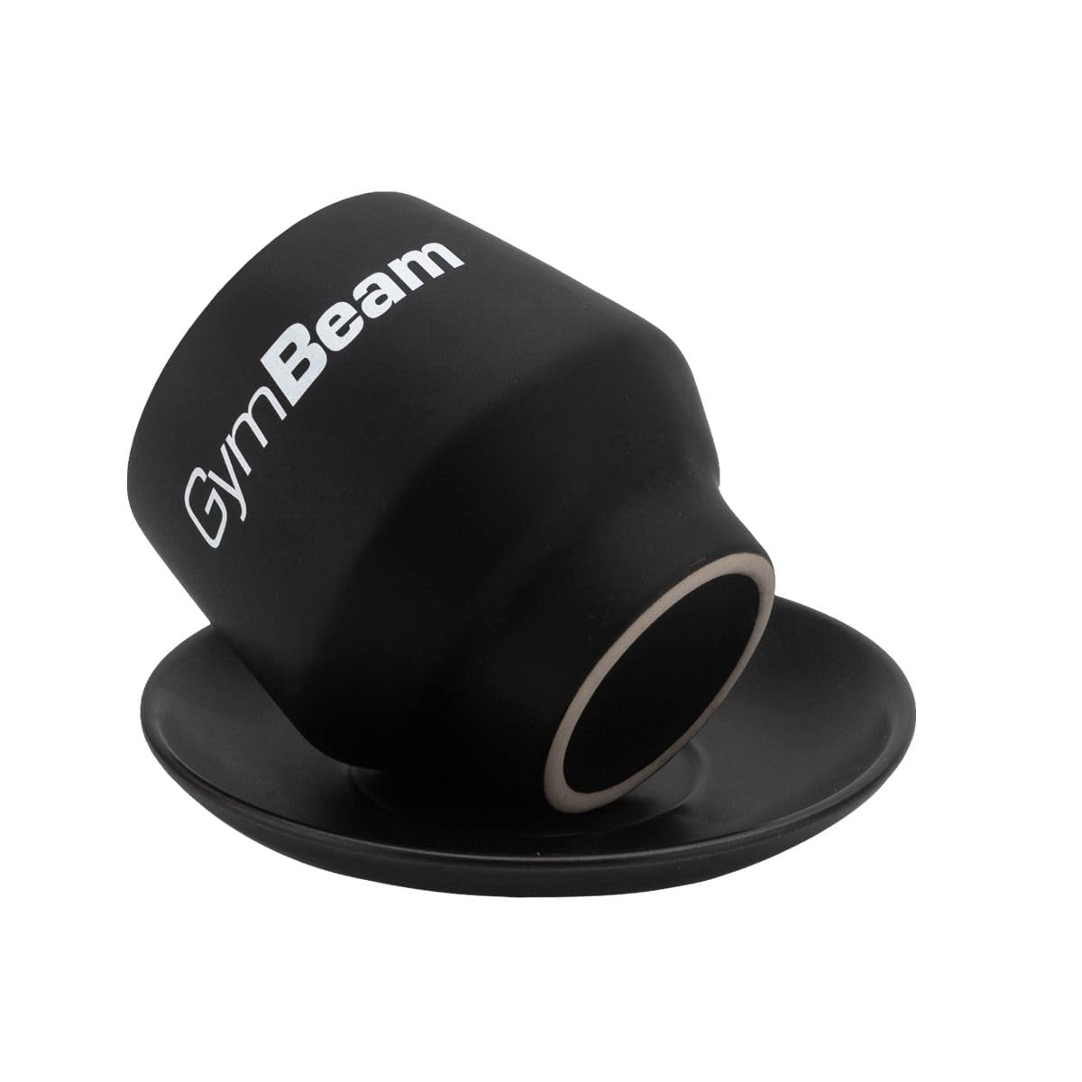 GymBeam Tazza Ceramica 190 ml con Piattino Opaca