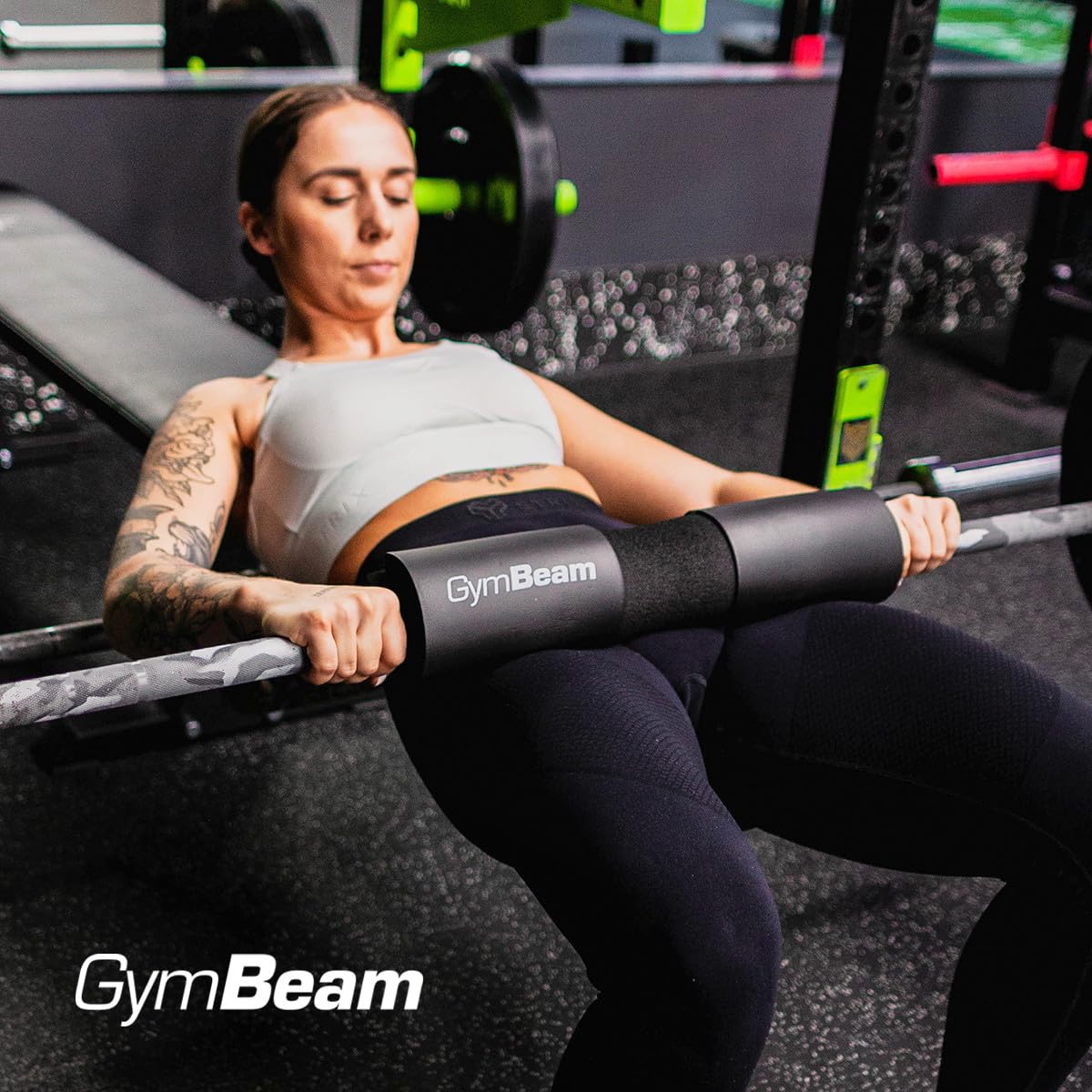 GymBeam Barbell Pad cuscinetto bilanciere gomma nitrilica