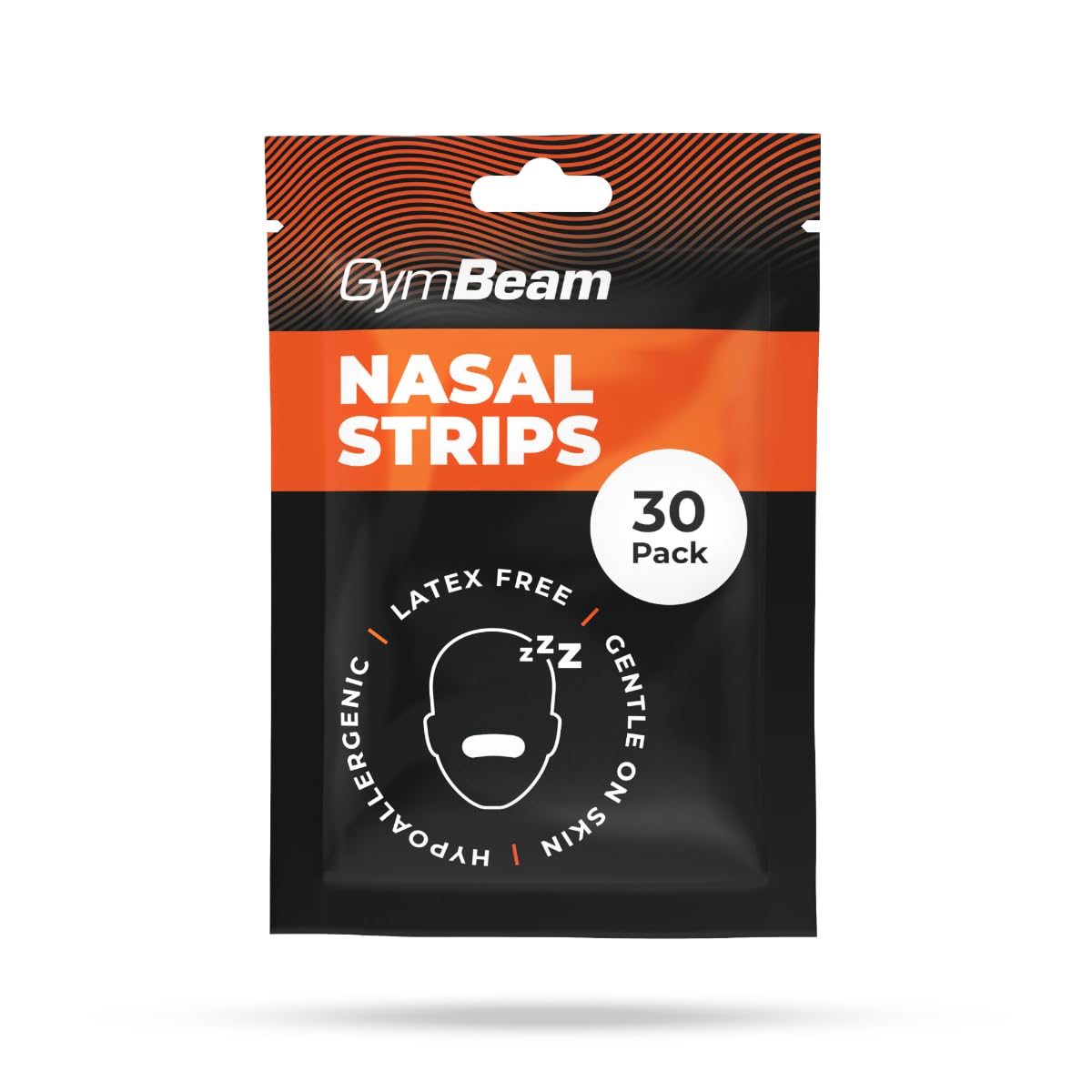 GymBeam Cerotti Nasali 30 Pezzi Ipoallergenici Sport