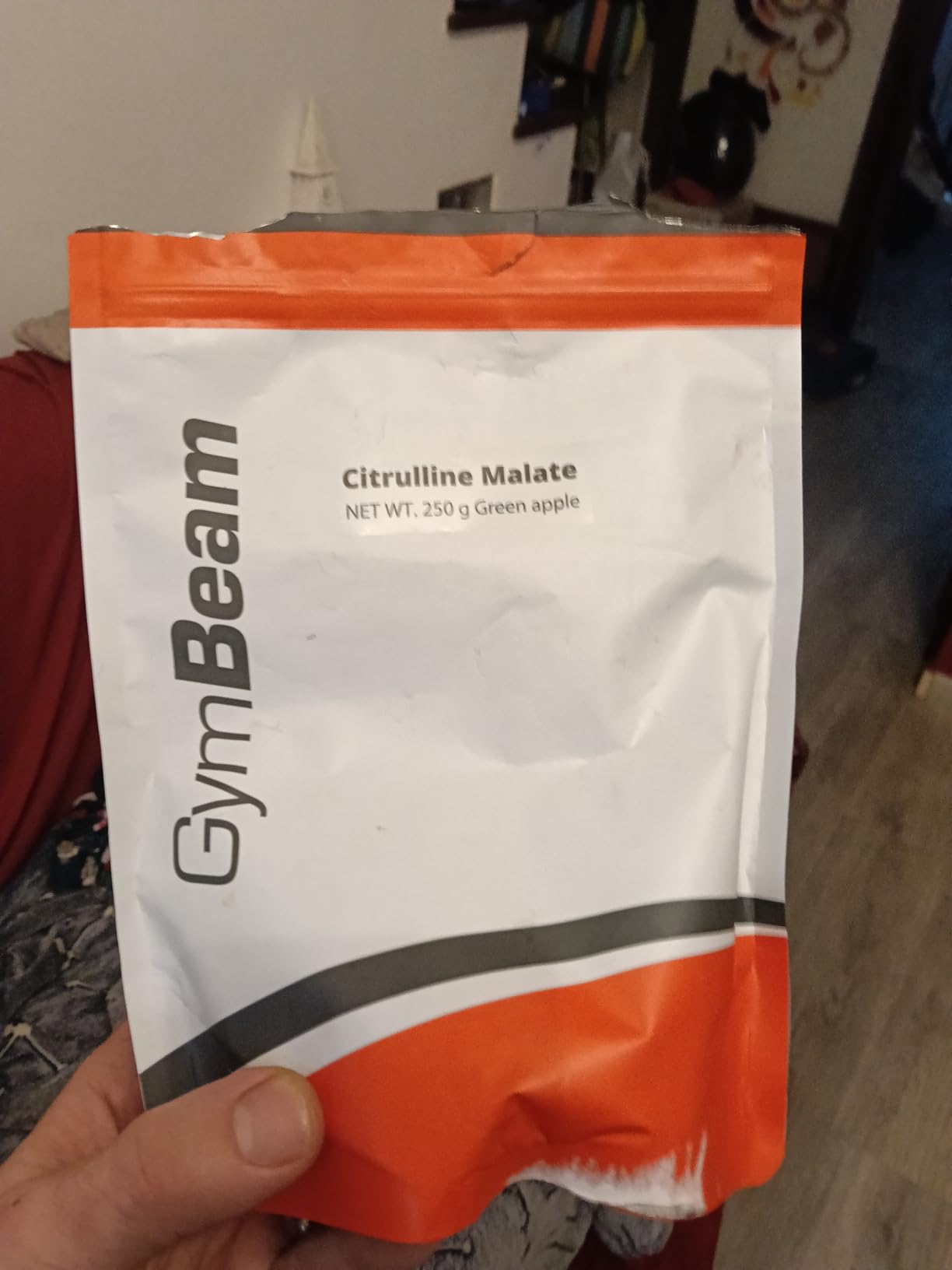 GymBeam Citrullina Malato 250g Green Apple Pump 3000mg