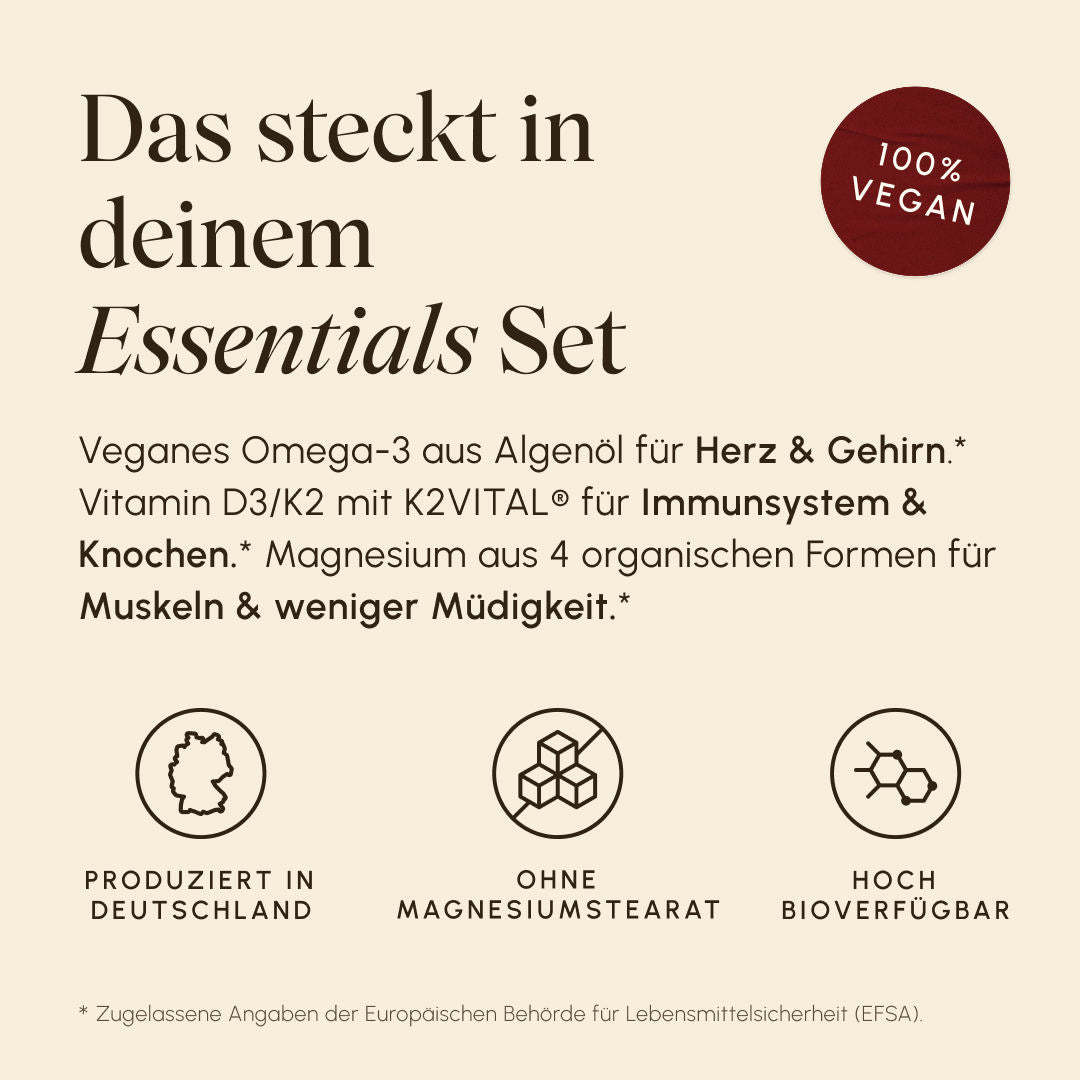 Vetain Daily Essentials Bundle Omega3 Magnesio D3K2