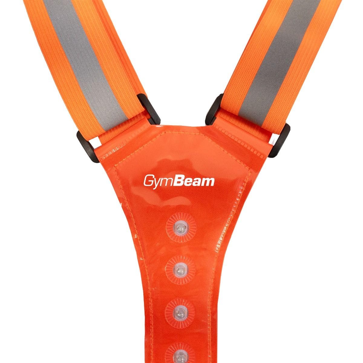 GymBeam Running Vest gilet corsa riflettente con luci