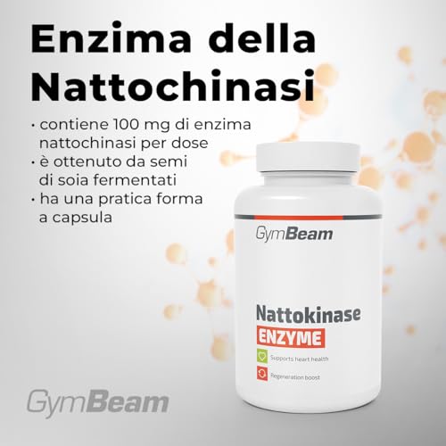 GymBeam Nattochinasi capsule 90 cps 100 mg soia fermentata