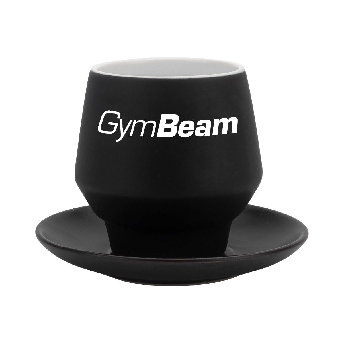 GymBeam Tazza Ceramica 190 ml con Piattino Opaca