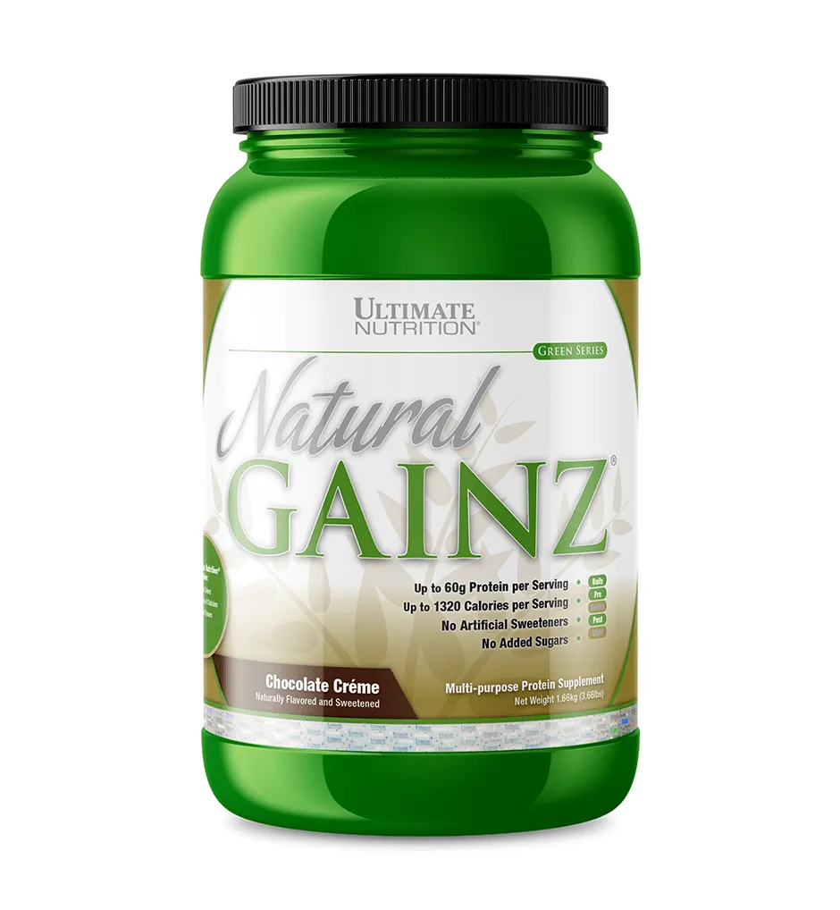 Ultimate Nutrition Natural Gainz weight gainer Chocolate Creme