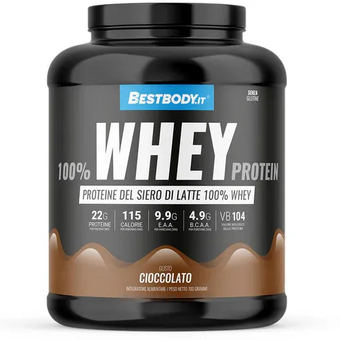 Best Body 100% Whey Vaniglia proteine siero latte 700g