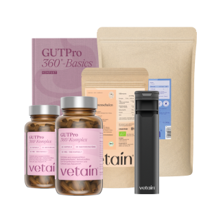 Vetain Gut Reset Bundle Digestione Glutammina Fibre Capsule