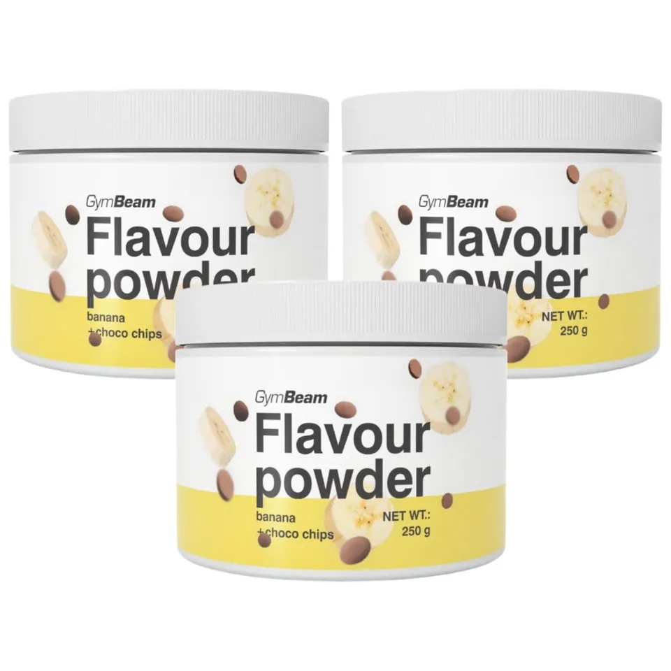 GymBeam Flavour Powder 250g Banana Choco Chips