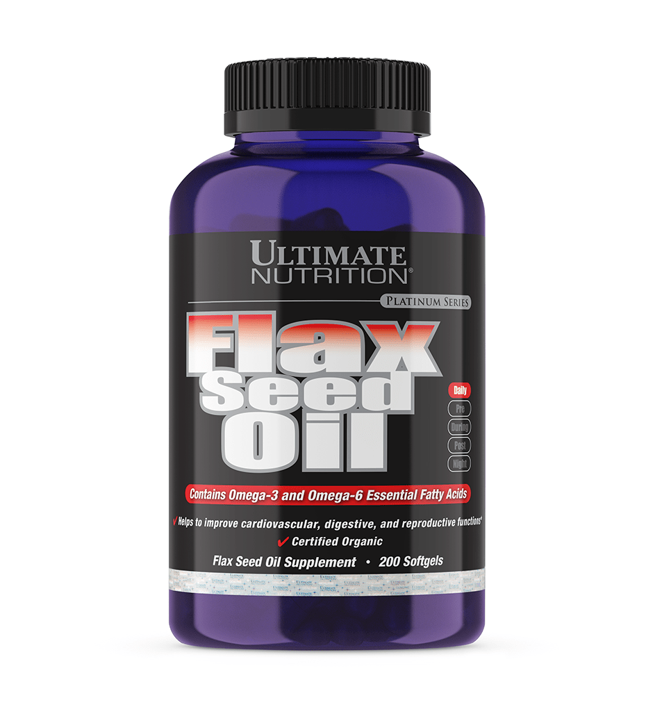Ultimate Nutrition Flaxseed Oil olio di lino capsule omega 3