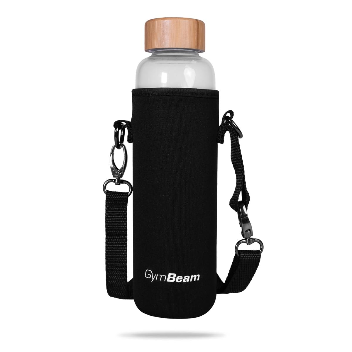 GymBeam Borraccia Vetro Bambù 600ml Borosilicato
