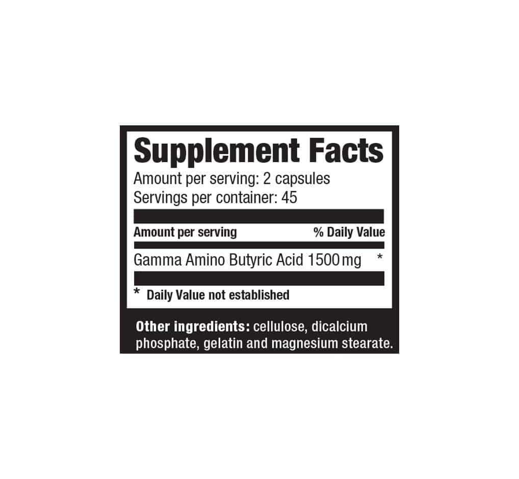 Ultimate Nutrition GABA Acido Gamma Integratore Sonno Stress
