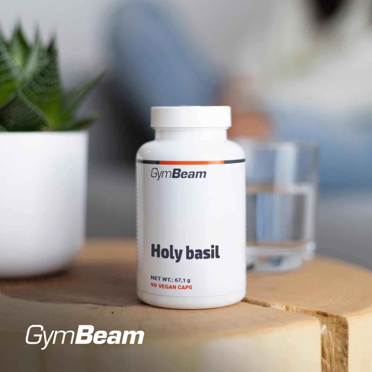 GymBeam Basilico Santo capsule tulsi acido ursolico
