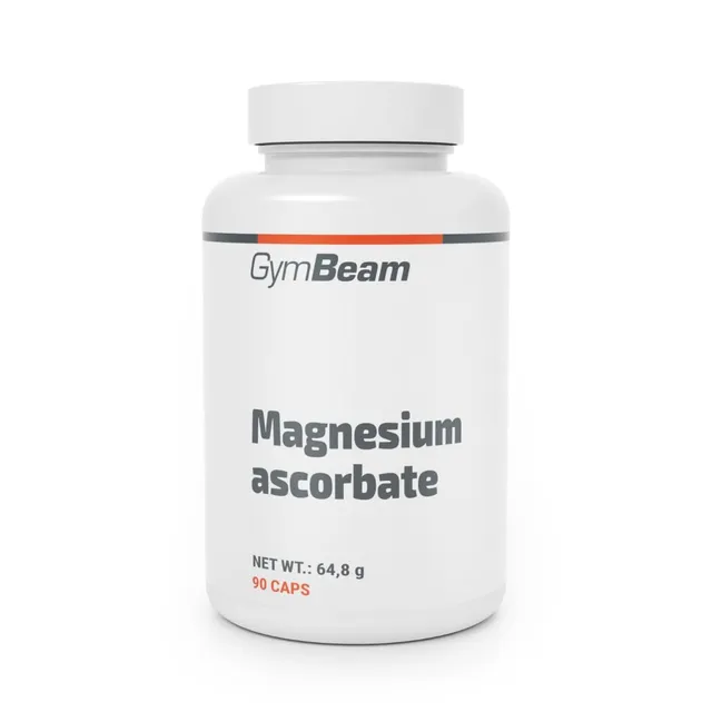 GymBeam Vitamine L-Ascorbato Magnesio capsule non acido