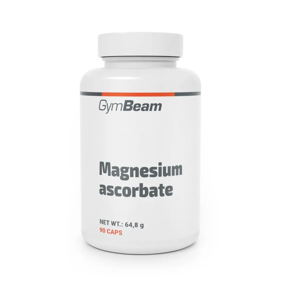 GymBeam Vitamine L-Ascorbato Magnesio capsule non acido