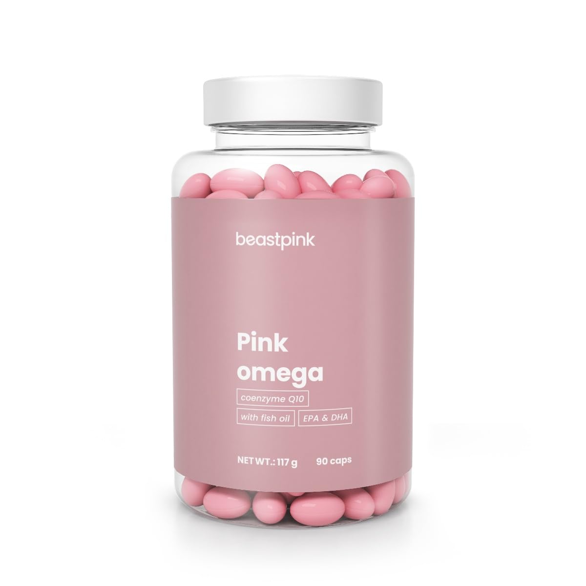 GymBeam Pink Omega 3 Integratore 90 Capsule EPA DHA