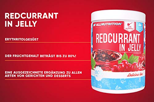 AllNutrition Frulove Ribes Rosso in Jelly Marmellata 1000g Senza Zucchero