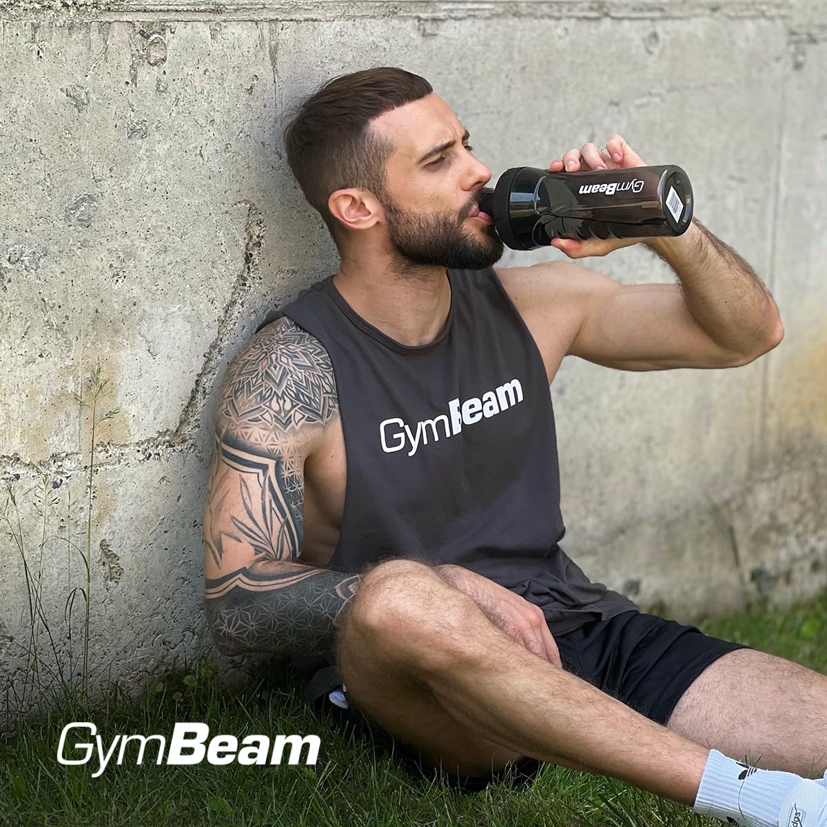 GymBeam Infinity Shaker Nero 1000 ml Tritan Senza BPA