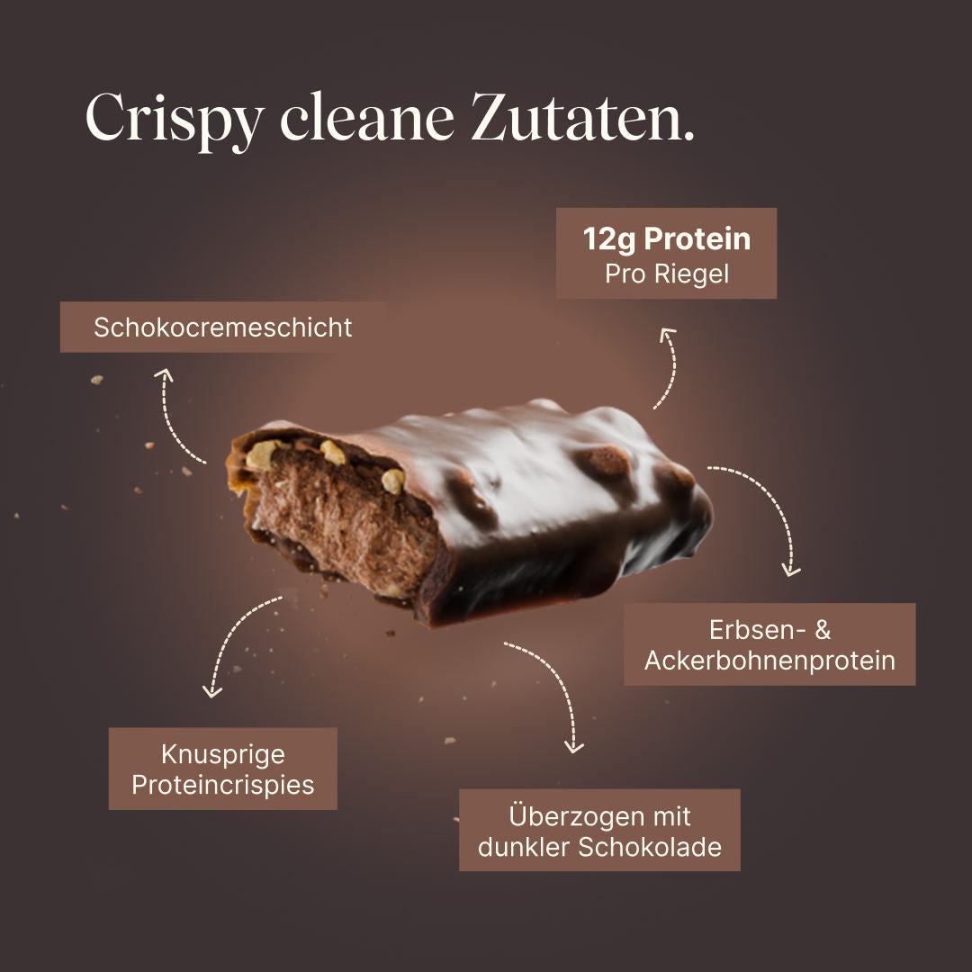Vetain CRISPY Barretta Proteica Brownie Fudge 12 Pezzi Vegana
