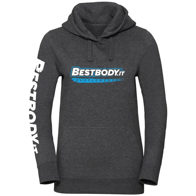 Best Body Felpa Donna Grigio Scuro Cotone Taglia M