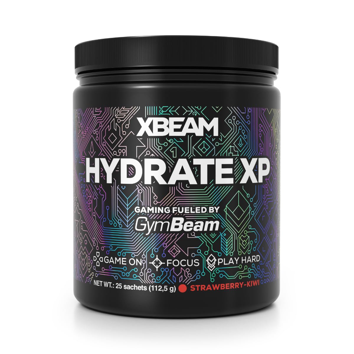 GymBeam XBEAM Hydrate XP Integratore Elettroliti Mela Verde 112,5 g