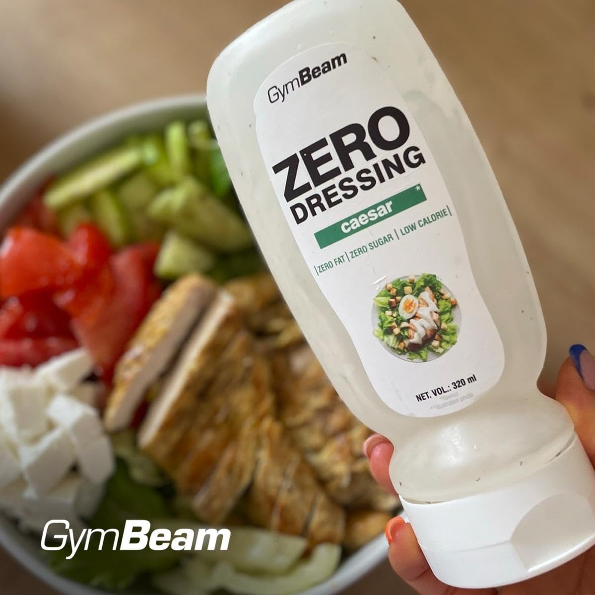 GymBeam Salsa Zero Caesar 320 ml Senza Zuccheri