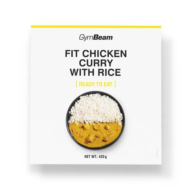 GymBeam Proteine FIT Ready to Eat pasto proteico pollo curry 420 g