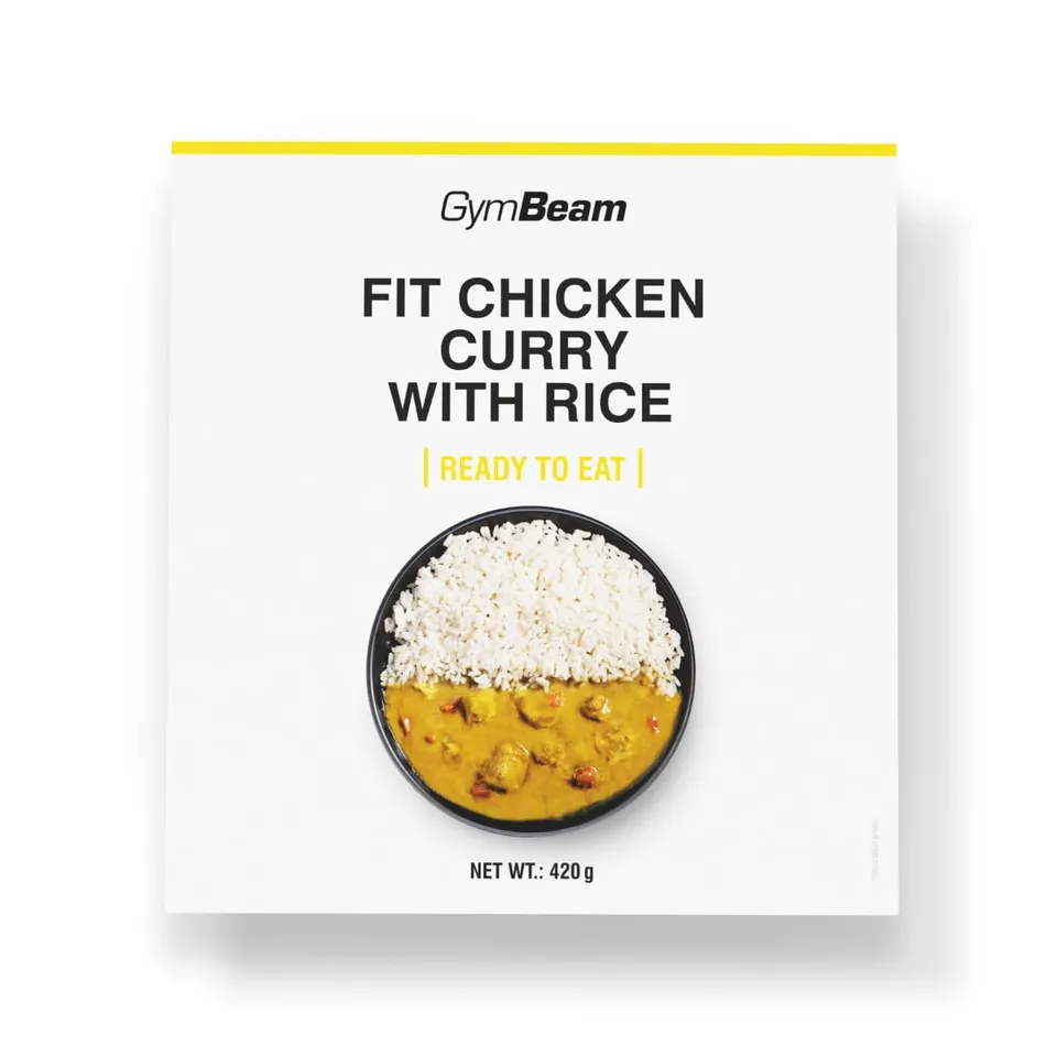 GymBeam Proteine FIT Ready to Eat pasto proteico pollo curry 420 g