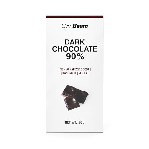 GymBeam Cioccolato Fondente 90% Vegano 70g Low Sugar