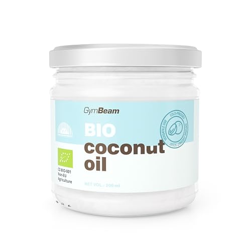 GymBeam Alimentazione Olio di Cocco Vergine Bio 200 ml
