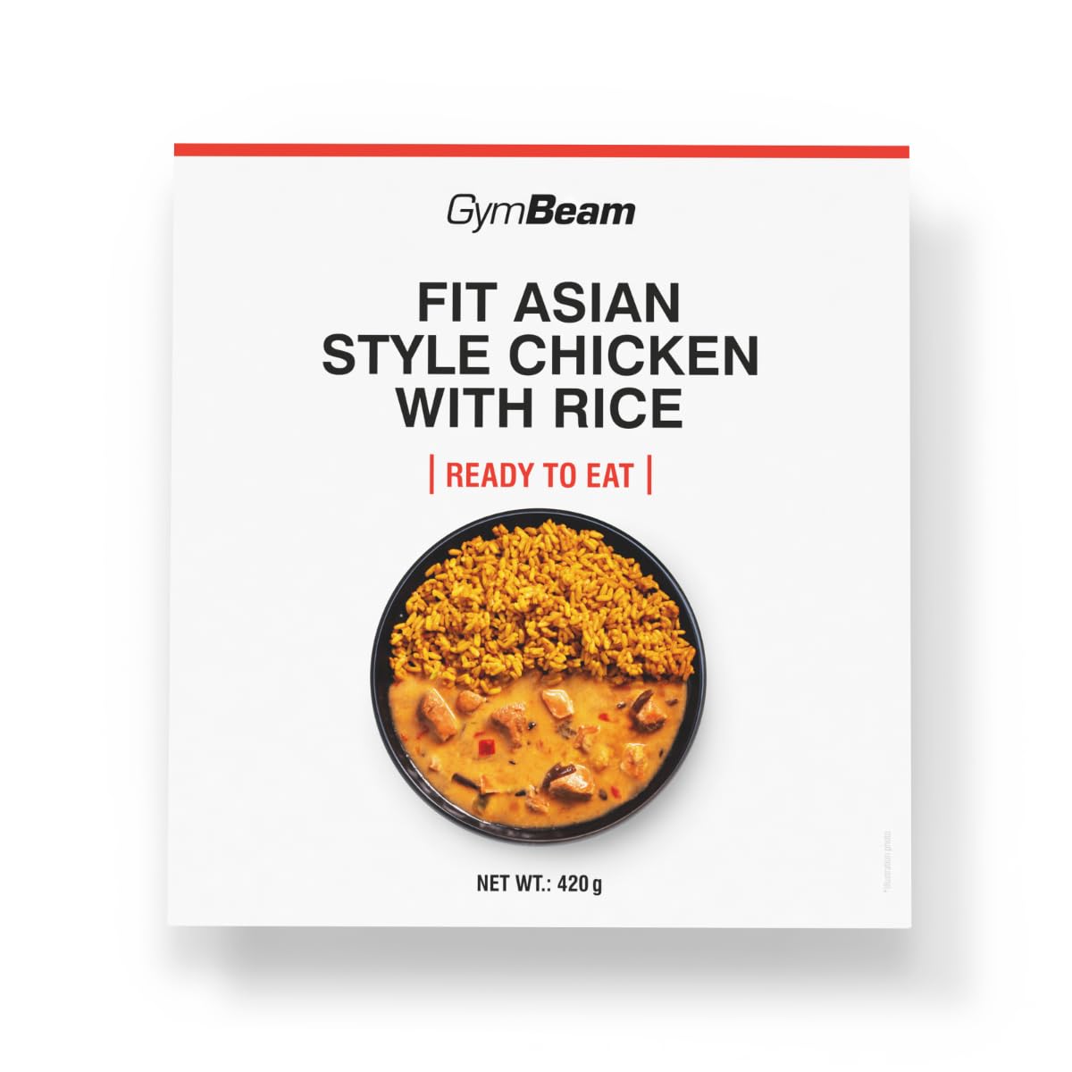 GymBeam Proteine Pollo Riso Asiatico pasto pronto 420g cocco