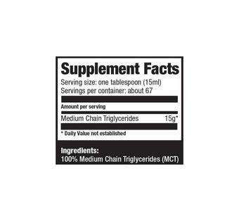 Ultimate Nutrition MCT Gold olio MCT energia 100% trigliceridi