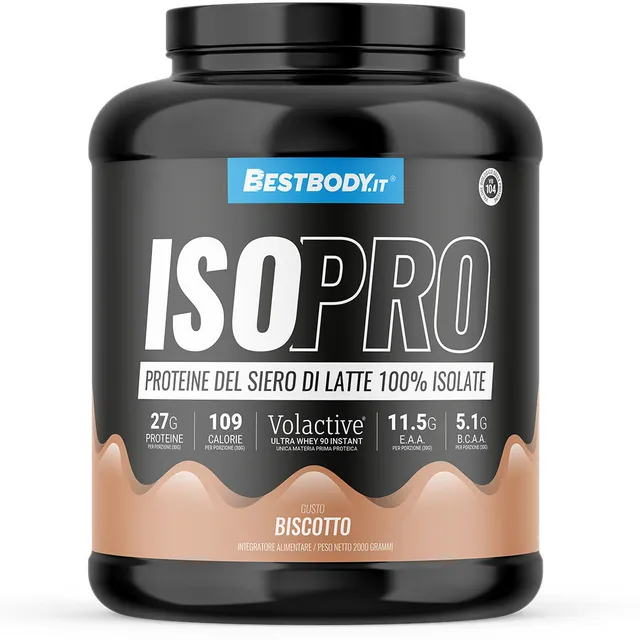 Best Body IsoPro Volactive Proteine Isolate Cioccolato 2 Kg