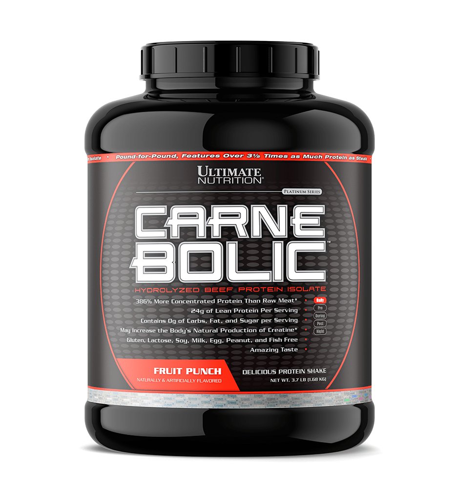 Ultimate Nutrition Carnebolic proteine manzo Vaniglia 4 lbs 24g
