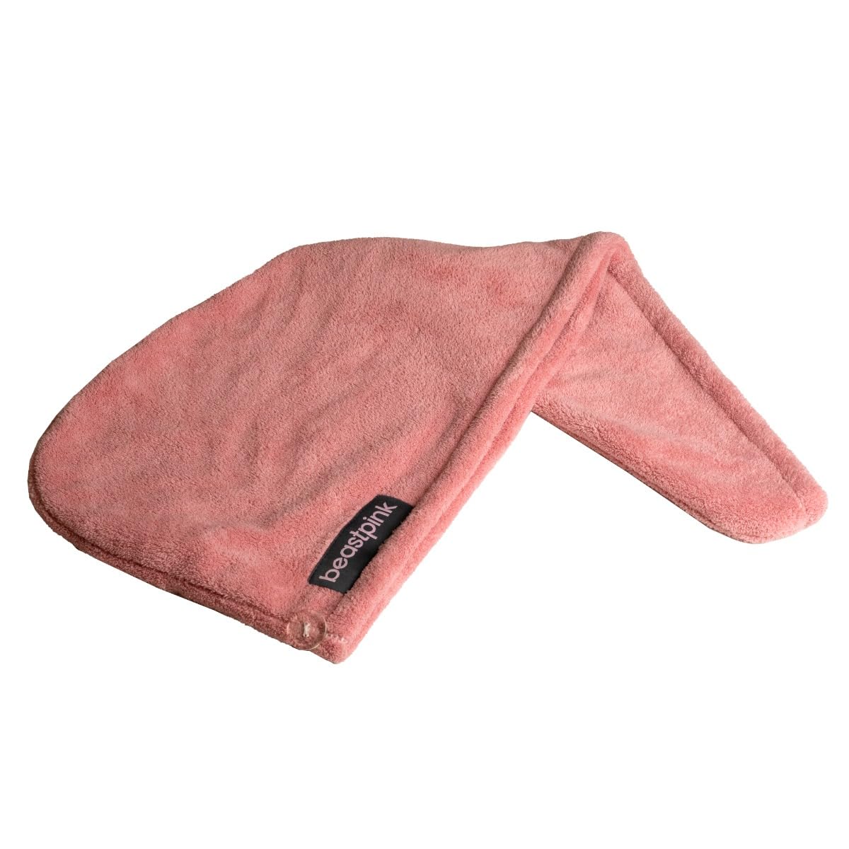 GymBeam Turbante Asciugacapelli Microfibra con Bottone