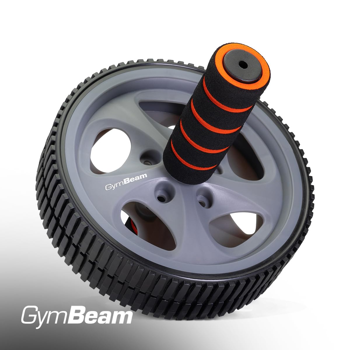 GymBeam Ab Wheel Ruota Addominali Doppia Ruota Stabile