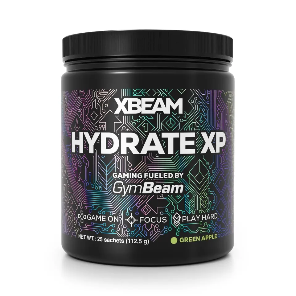 GymBeam XBEAM Hydrate XP Integratore Elettroliti Mela Verde 112,5 g