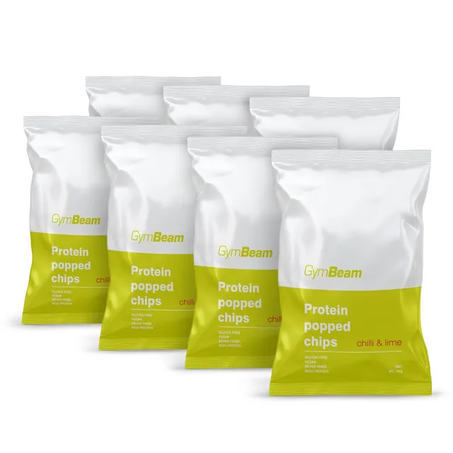 GymBeam Patatine Proteiche Chilli Lime 7x40g Snack