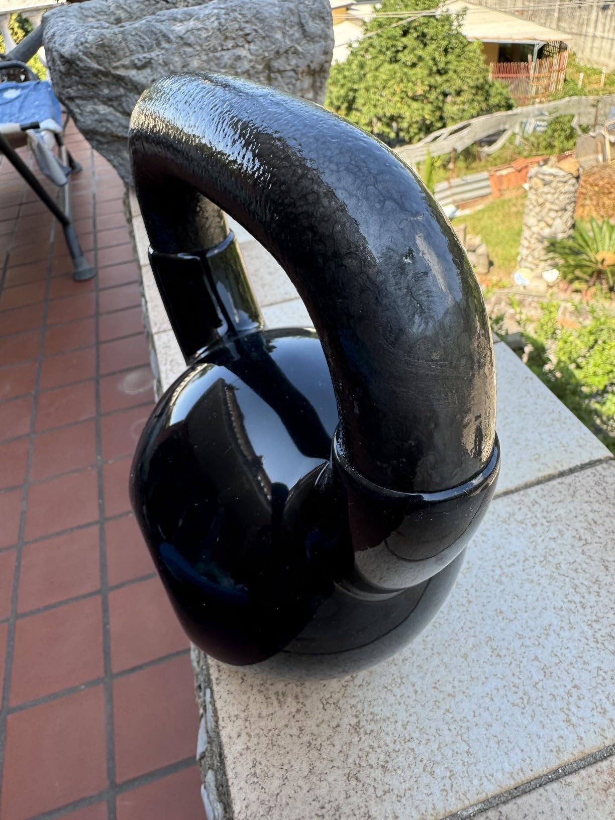 GymBeam Kettlebell 16 kg Attrezzo Fitness Ferro Vinile