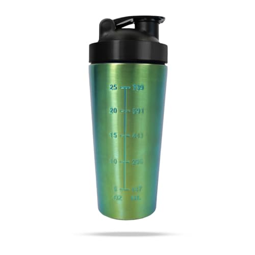 GymBeam Steel Holo Shaker Acciaio 750ml Holo Antigoccia