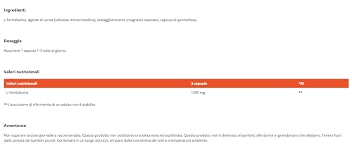 GymBeam L-Fenilalanina aminoacido 90 capsule vegano