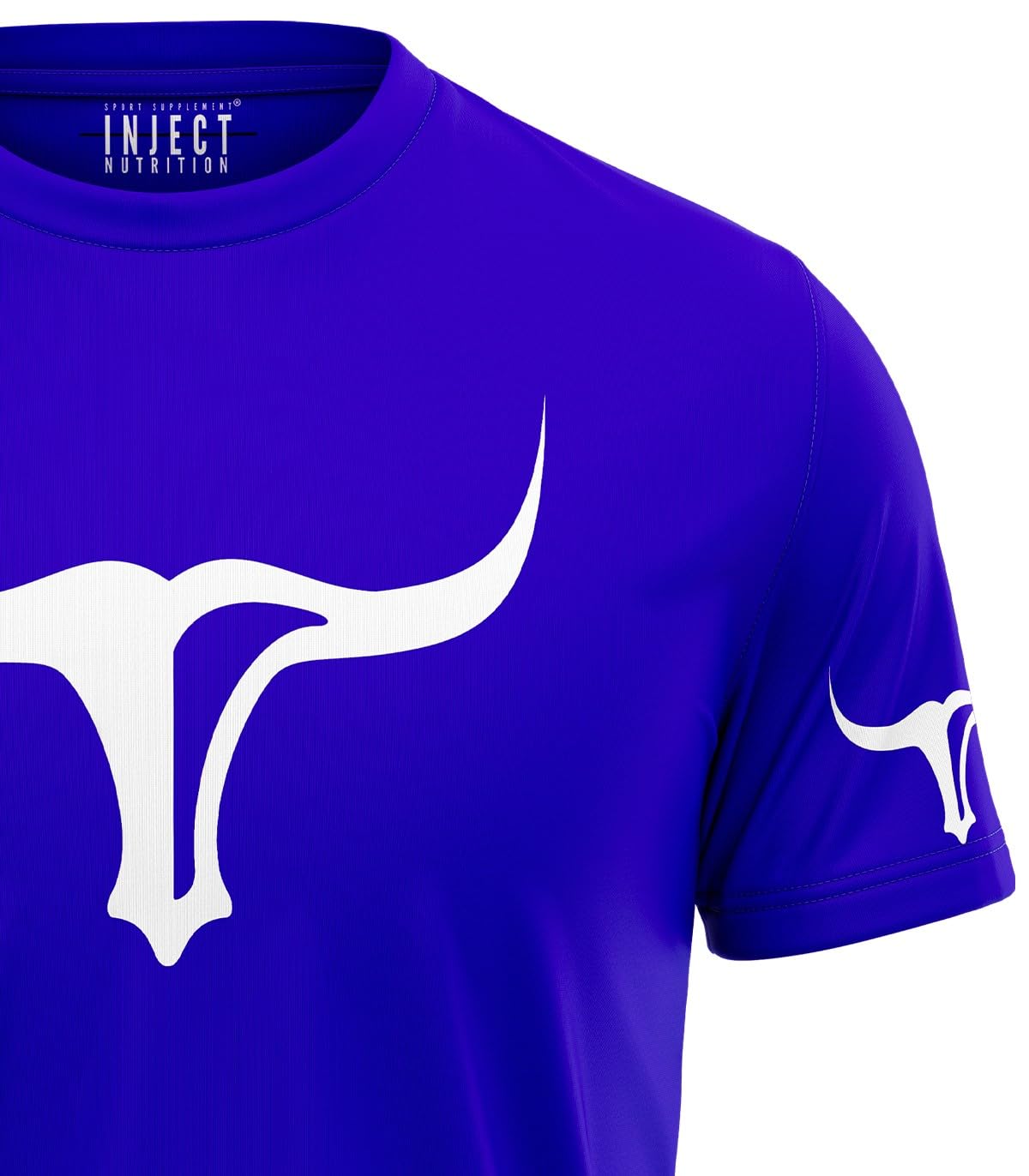Inject Nutrition T-Shirt Torus maglietta 100% cotone blu logo Torus