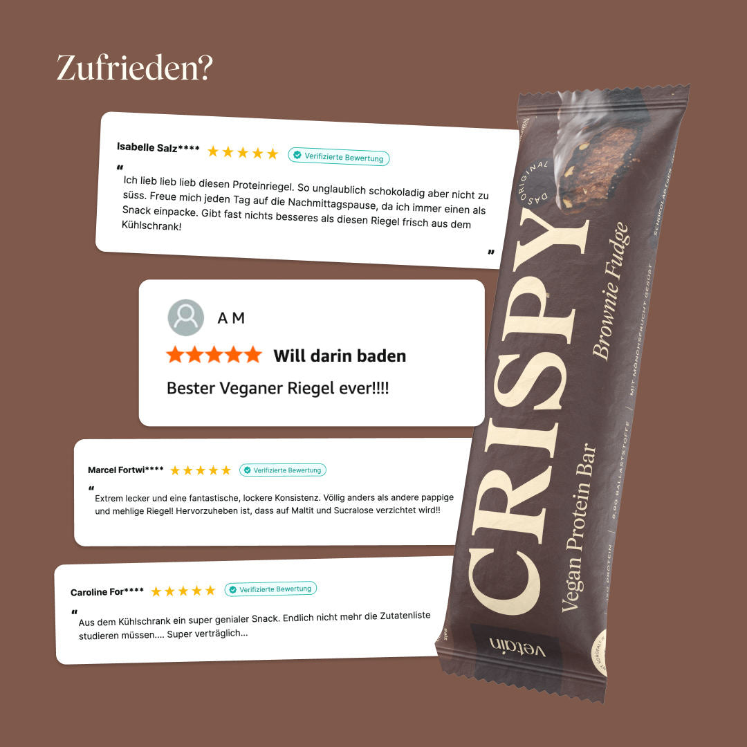 Vetain Crispy Barretta Proteica Brownie Fudge 12 pack