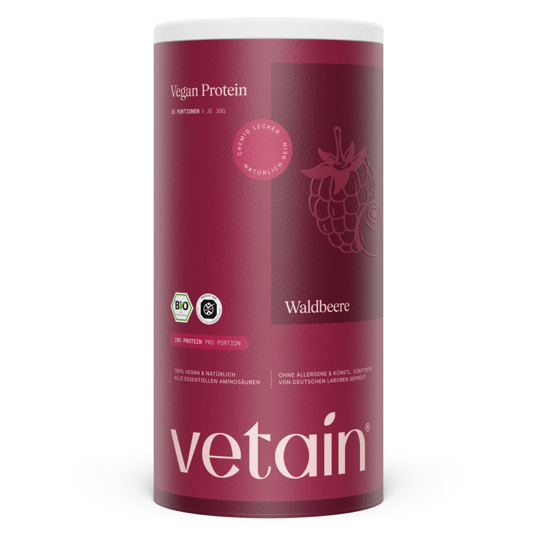 Vetain Veganes Proteinpulver Beere proteine 540 g bio