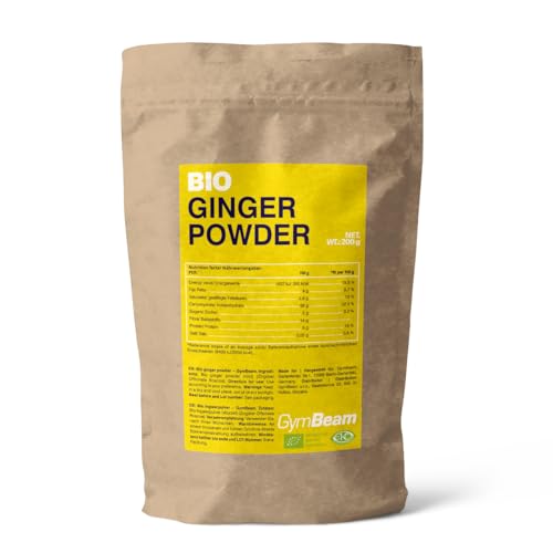 GymBeam Zenzero in Polvere BIO 200 g Gusto Pungente