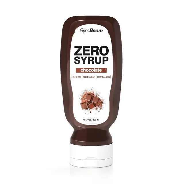 GymBeam Sciroppo ZERO Chocolate 320 ml Dolcificante Zero Calorie